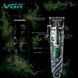 Машинка для стрижки VGR V-279 GREEN, 6 насадок, 9000 об/хв, 2500 mAh, LED дисплей, акумуляторна 11166 фото 5