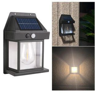 Фонарь уличный кемпинговый 888-30W вольфрамовая лампа, Motion Sensor, 1x14500, солнечная панель, ЗУ Type-C 9364 фото