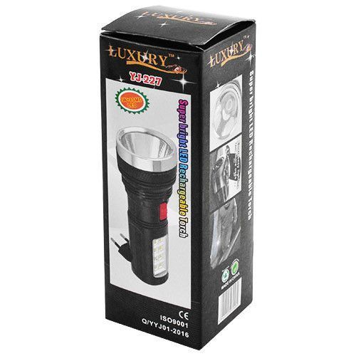 Фонарь Luxury 227, 1W+8SMD, встроенный аккумулятор (Yajia) 4230 фото