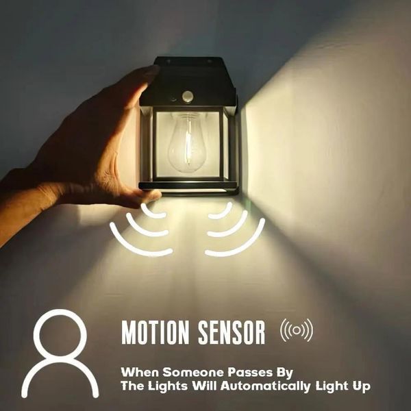 Фонарь уличный кемпинговый 888-30W вольфрамовая лампа, Motion Sensor, 1x14500, солнечная панель, ЗУ Type-C 9364 фото