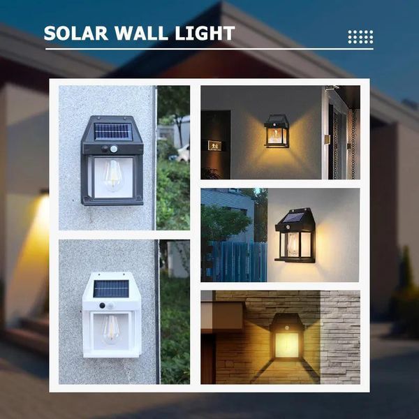 Фонарь уличный кемпинговый 888-30W вольфрамовая лампа, Motion Sensor, 1x14500, солнечная панель, ЗУ Type-C 9364 фото