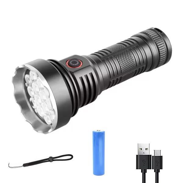 Ліхтар компактний W5201-1-19 Ultra Bright LED, 18650, USB Type-C, індикація заряду 10805 фото
