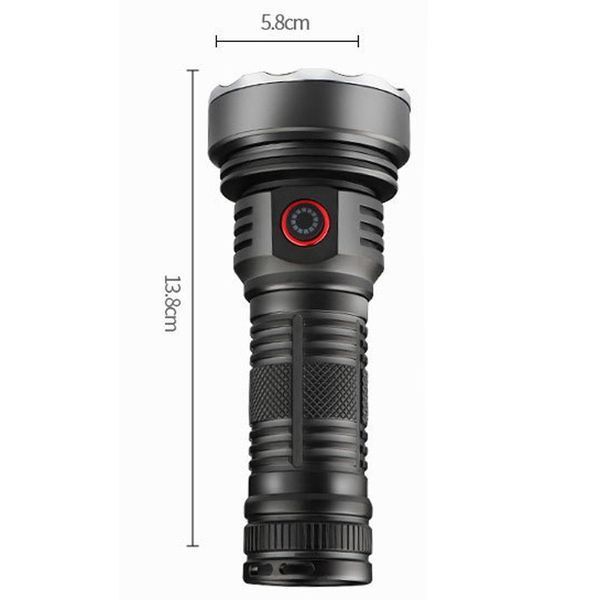 Ліхтар компактний W5201-1-19 Ultra Bright LED, 18650, USB Type-C, індикація заряду 10805 фото