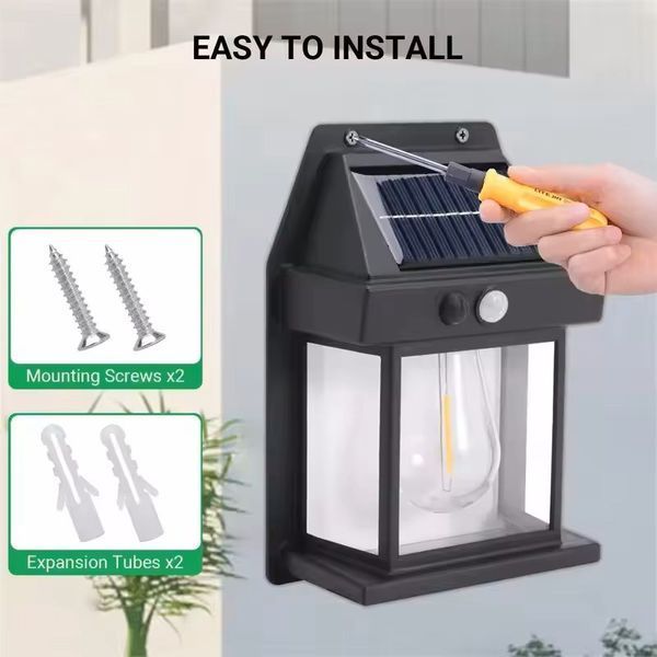 Фонарь уличный кемпинговый 888-30W вольфрамовая лампа, Motion Sensor, 1x14500, солнечная панель, ЗУ Type-C 9364 фото