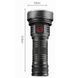 Ліхтар компактний W5201-1-19 Ultra Bright LED, 18650, USB Type-C, індикація заряду 10805 фото 3