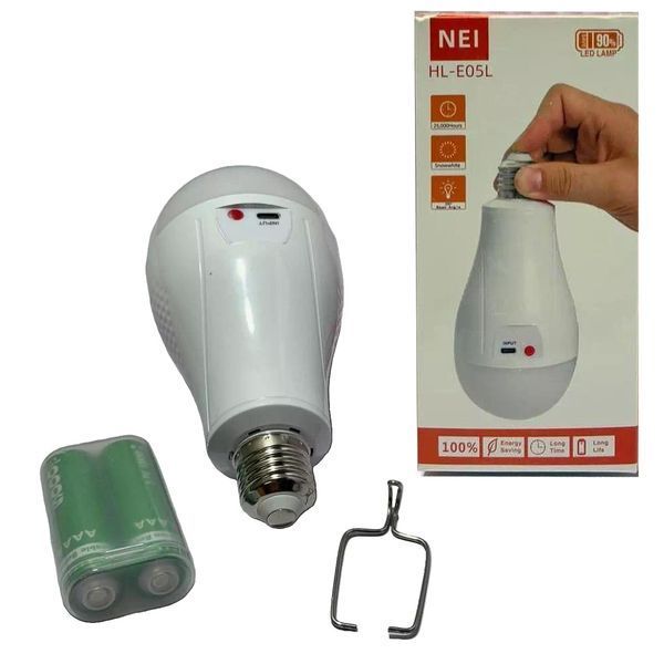 Светодиодная LED лампа с аккумулятором E05L, 2x18650, крюк, ЗУ Type-C 10886 фото