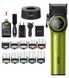 Акумуляторна машинка для стрижки VGR V-001 GREEN, 10 насадок, 9000 RPM, 4600 mAh, LED дисплей та підсвічування 11542 фото 4