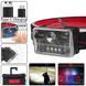 Ліхтар налобний M-006-XPG+8SMD+4SMD(white+red+ green+blue+UV), Motion Sensor 9905 фото 6