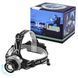 Фонарь налобный Police W002-XPE, Motion Sensor, 2x18650, zoom, ЗУ USB 5129 фото 3