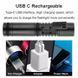 Фонарь S2304 White Laser LED, аккумулятор/AAA, Power Bank, Type-C, Zoom 9112 фото 5