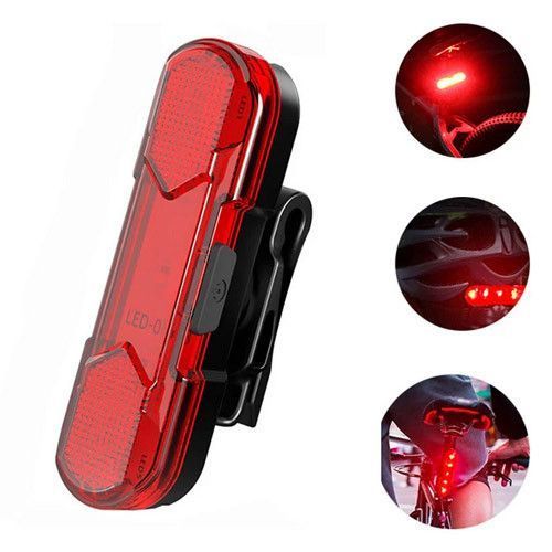 Велоліхтар BSK-HY027-XPG, STOP-5SMD(red), Li-Ion акумулятор, ЗУ microUSB 9199 фото