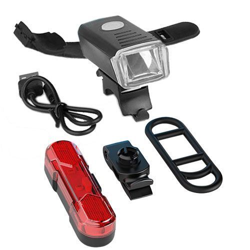 Велоліхтар BSK-HY027-XPG, STOP-5SMD(red), Li-Ion акумулятор, ЗУ microUSB 9199 фото