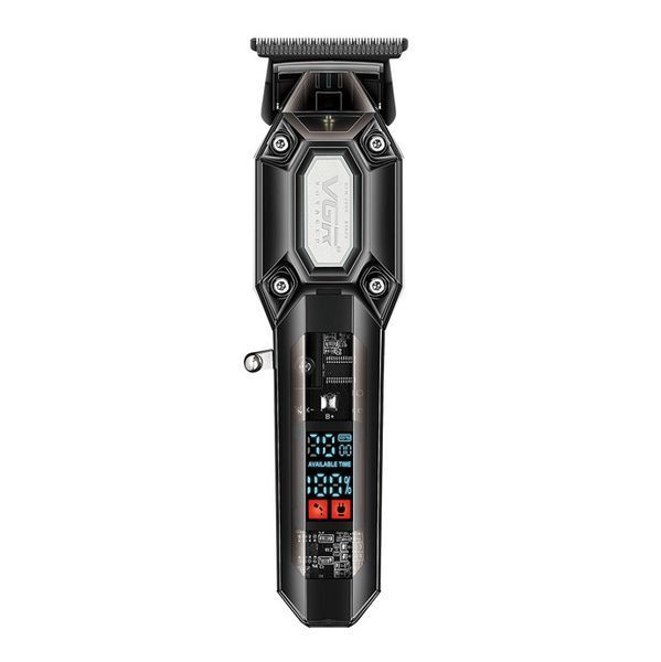 Тример VGR V‑900 BLACK, 4 насадки, 7000 об/хв, LED дисплей, акумуляторний, USB заряджання 9102 фото