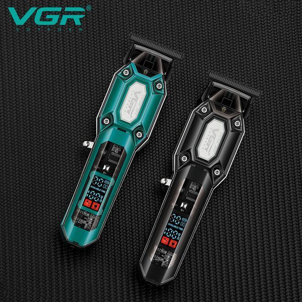 Тример VGR V‑900 BLACK, 4 насадки, 7000 об/хв, LED дисплей, акумуляторний, USB заряджання 9102 фото