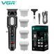 Тример VGR V‑900 BLACK, 4 насадки, 7000 об/хв, LED дисплей, акумуляторний, USB заряджання 9102 фото 1