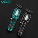 Тример VGR V‑900 BLACK, 4 насадки, 7000 об/хв, LED дисплей, акумуляторний, USB заряджання 9102 фото 4