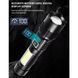Фонарь COB18 White Laser LED + COB, аккумулятор, Power Bank, магнит, Type-C, Zoom 10778 фото 5