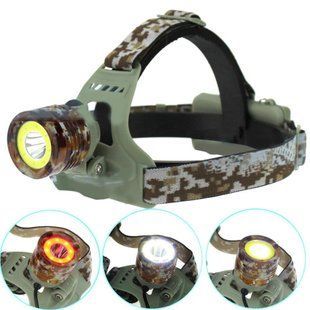 Фонарь налобный CH-108-T6+COB (white+red) 2x18650, ЗУ 220V/12V 9913 фото