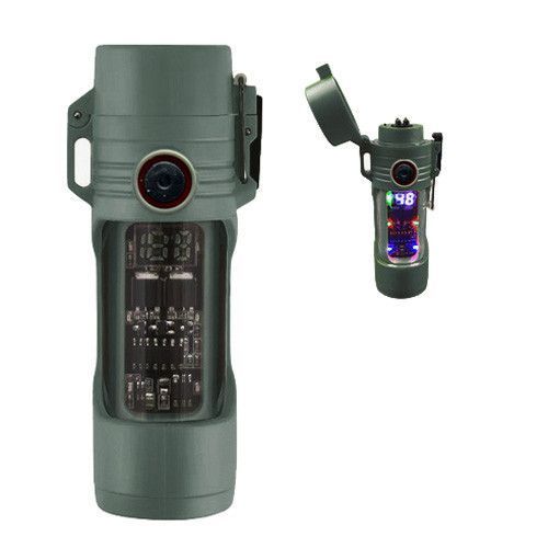 Фонарь MULTIFUNCTIONAL D66-COB, Li-Ion аккумулятора., индикация заряда, зажигалка, ЗУ Type-C 10608 фото