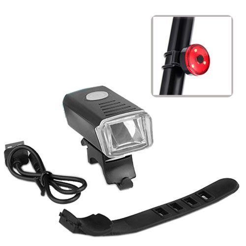 Велоліхтар BSK-1133-XPG, STOP-3SMD(red), Li-Ion акумулятор, ЗУ microUSB 9198 фото