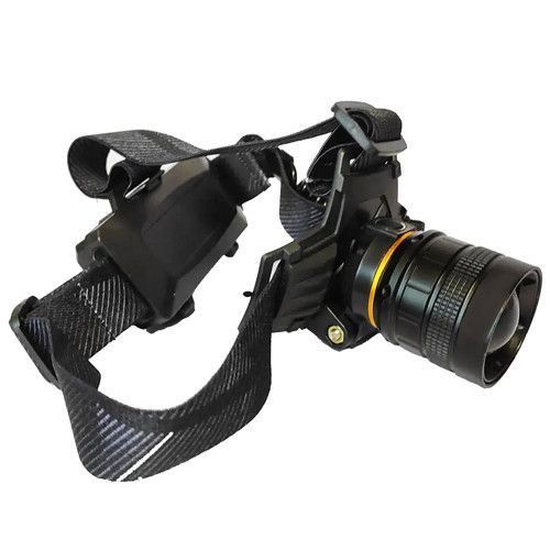 Ліхтар налобний BL-8076-2-GT100, 2x18650, zoom, ЗУ Type-C 9007 фото