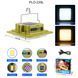 Фонарь кемпинговый 229L-SMD (white+yellow), 3х18650, солнечная панель, power bank, ЗУ Type-C, магнит, крюк 10885 фото 1