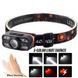 Налобний ліхтар WH-0188-XPE+SMD (white+red), сенсорний, акумуляторний, USB Type-C 10806 фото 1