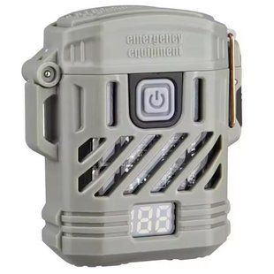 Ліхтар MULTIFUNCTIONAL D53-2LED, Li-Ion акумулятор, індикація заряду, запальничка, ЗУ Type-C 10236 фото