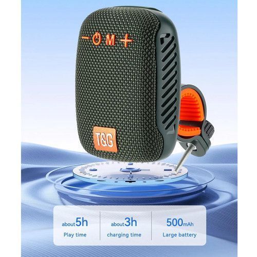 Bluetooth-колонка + ВЕЛОКРЕПЛЕНИЕ TG392, IPX5, speakerphone, радио 10031 фото