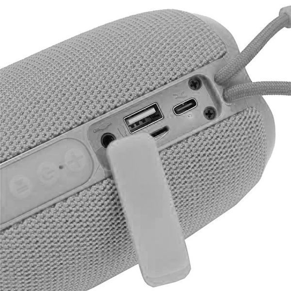 Bluetooth-колонка TG653, з функцією speakerphone, радіо, grey 9957 фото