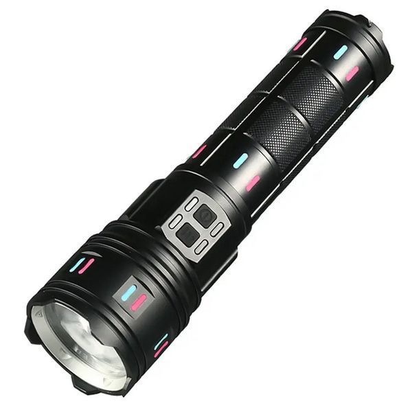 Ліхтар AK177 White Laser LED PM60-TG, 8&times;18650, Power Bank, 5 фільтрів, Zoom, Type-C 10750 фото