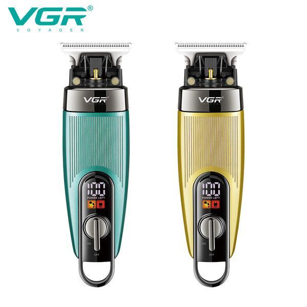 Триммер для бороды и волос VGR V-975 GOLD, 4 насадки, LED дисплей 11265 фото