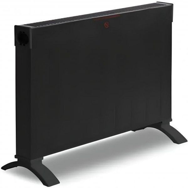 Електроконвектор Zilan ZLN 6258 Black &mdash; 2000 Вт, настінний та підлоговий, термостат, безшумне обігрів. 6258 фото