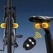 Велофонарь FY-1825 "STOP" (yellow), Li-Ion аккум., с указанием поворотов, ЗУ microUSB 9327 фото 4