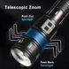 Ліхтар AK177 White Laser LED PM60-TG, 8&times;18650, Power Bank, 5 фільтрів, Zoom, Type-C 10750 фото 4