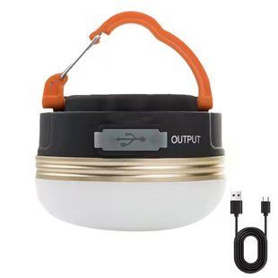 Ліхтар кемпінговий YD-1-LED, Li-Ion акумулятор, power bank, ЗУ Type-C, магніт, гачок 10898 фото