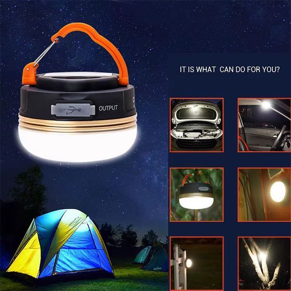 Фонарь кемпинговый YD-1-LED, Li-Ion аккумулятор, power bank, ЗУ Type-C, магнит, крюк 10898 фото