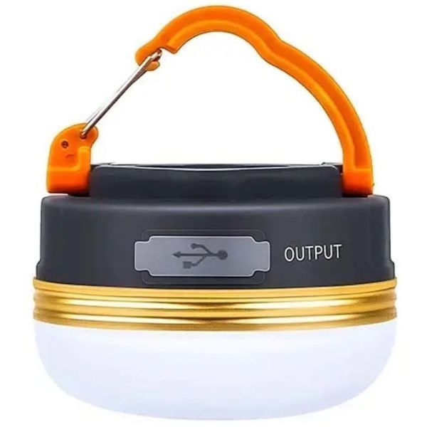 Фонарь кемпинговый YD-1-LED, Li-Ion аккумулятор, power bank, ЗУ Type-C, магнит, крюк 10898 фото