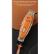 Триммер VGR V‑263 ORANGE, 3 насадки, LED дисплей, аккумуляторный, стальные лезвия 9116 фото 6