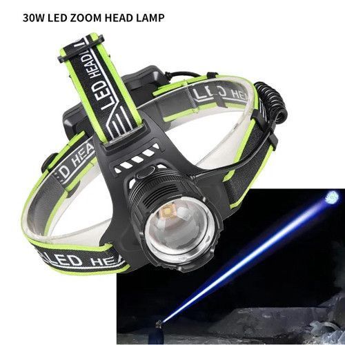 Ліхтар налобний A16 WHITE LASER LED PM10-TG, 2x18650, індикація заряду, ЗУ microUSB, zoom 9923 фото