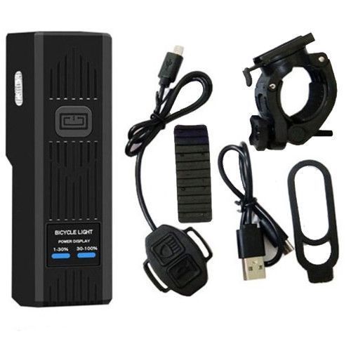 Велофара с сигналом MT-007-T6, 450Lum, 18650 (2200mAh), выносная кнопка, Waterproof, ЗУ mircoUSB 9201 фото