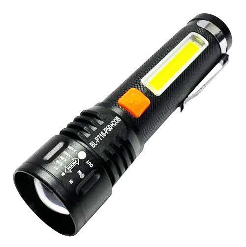 Ліхтар BL-P716-P50+COB (white+red), Li-Ion акумулятор, zoom, ЗУ Type-C 8993 фото