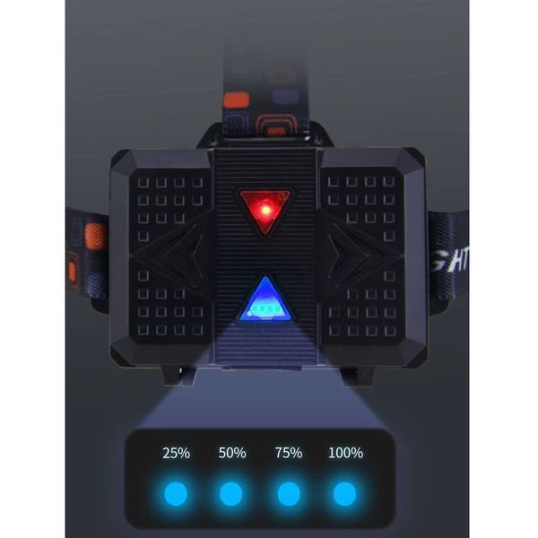 Налобный фонарь CT021 10+1 Ultra LED, аккумуляторный, Power Bank, USB Type-C 10754 фото