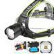 Ліхтар налобний A16 WHITE LASER LED PM10-TG, 2x18650, індикація заряду, ЗУ microUSB, zoom 9923 фото 2