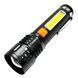 Ліхтар BL-P716-P50+COB (white+red), Li-Ion акумулятор, zoom, ЗУ Type-C 8993 фото 3