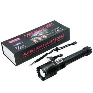 Фонарь BL-G201-P360, power bank, 2х26650, zoom, ЗУ Type-C 8998 фото