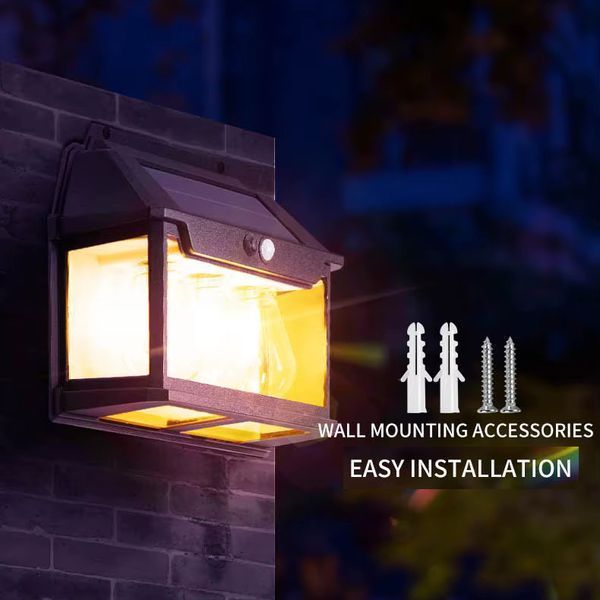 Ліхтар вуличний 999-38W вольфрамові лампи, Motion Sensor, 1х18650, сонячна панель 10890 фото
