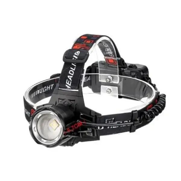 Фонарь налобный PLD-T115-2PM10-TG (white+blue), 2x18650, ЗУ Type-C, zoom 10117 фото