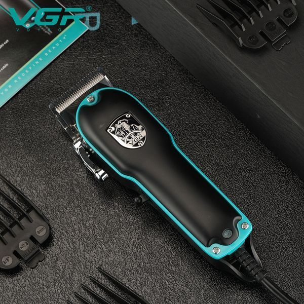 Машинка для стрижки VGR V‑123, 4 насадки, роторный мотор, стальные лезвия, для дома и салона 9121 фото