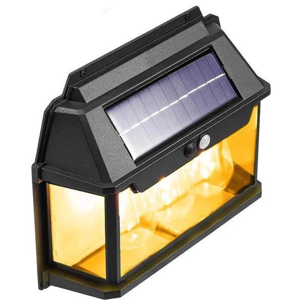 Ліхтар вуличний 999-38W вольфрамові лампи, Motion Sensor, 1х18650, сонячна панель 10890 фото